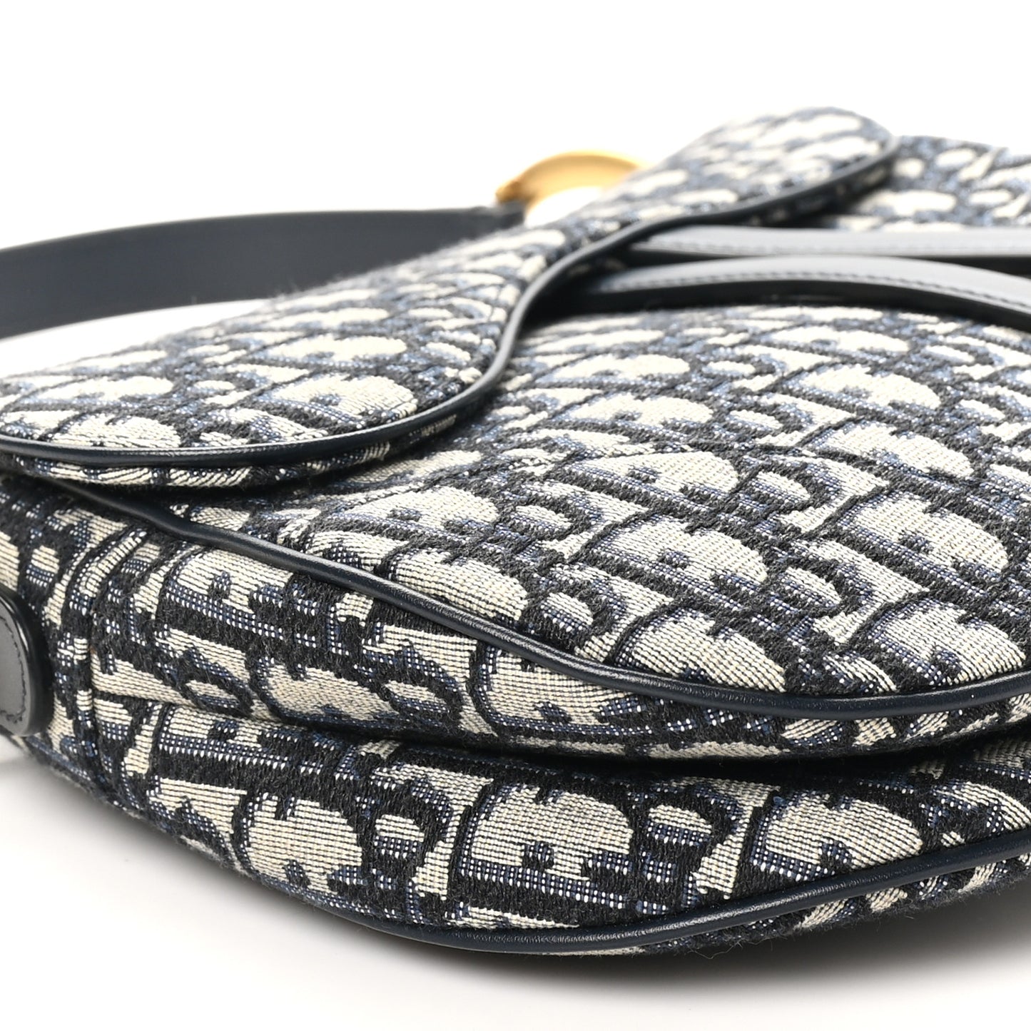 Oblique Saddle Bag Blue