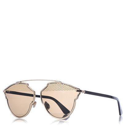 Christian Dior Studded So Real Sunglasses Gold 1 of 8