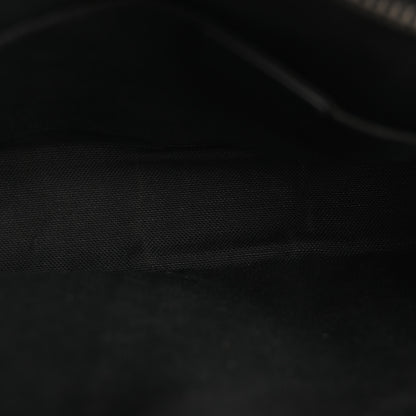 Gucci GG Supreme Monogram Selleria Calfskin Web New Web Cosmetic Case Black 5 of 10