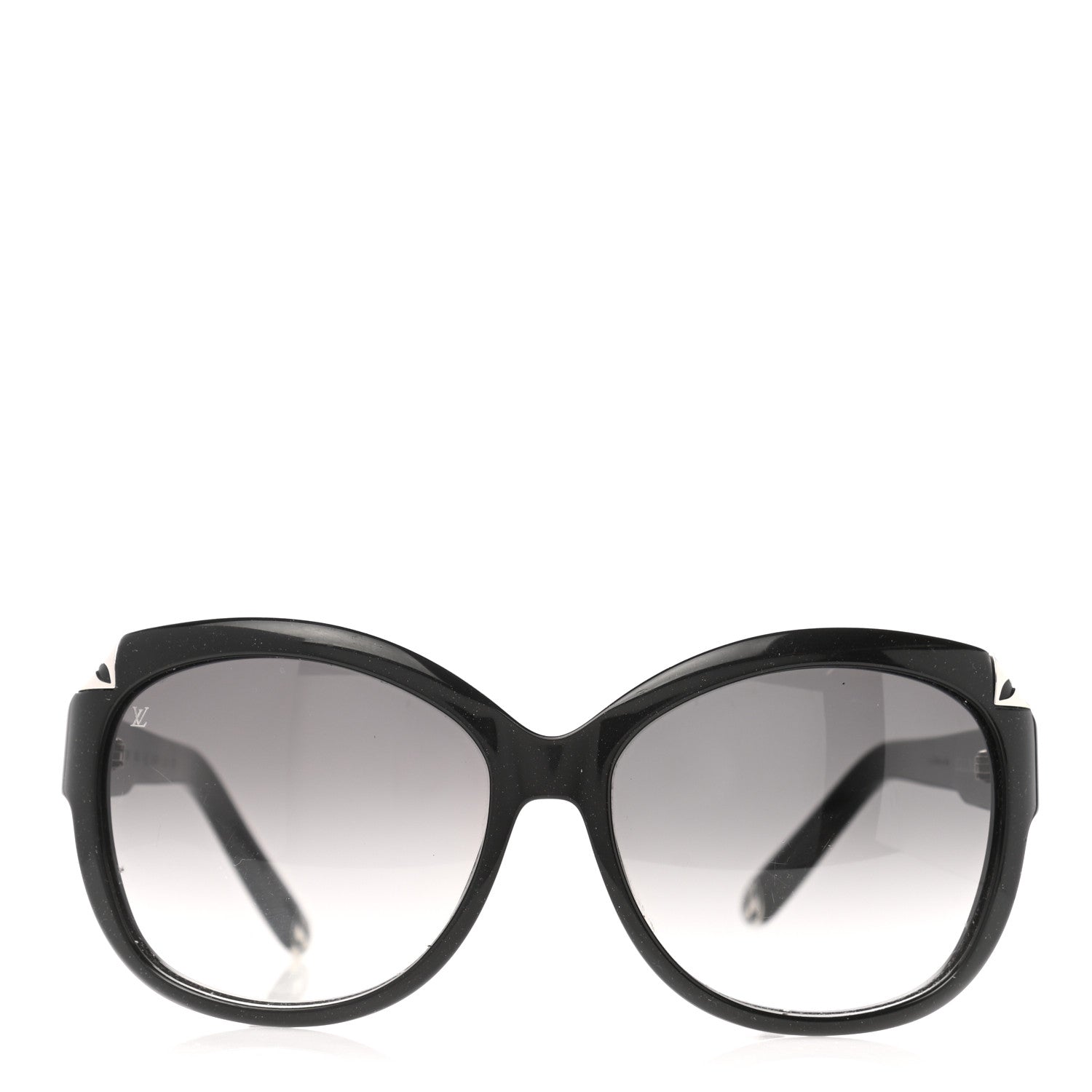 Louis Vuitton Acetate Hortensia Sunglasses Z0485W Black Glitter 3 of 7