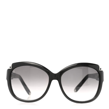 Louis Vuitton Acetate Hortensia Sunglasses Z0485W Black Glitter 3 of 7