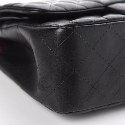 Chanel Lambskin Quilted Jumbo Double Flap Black 5 of 26
