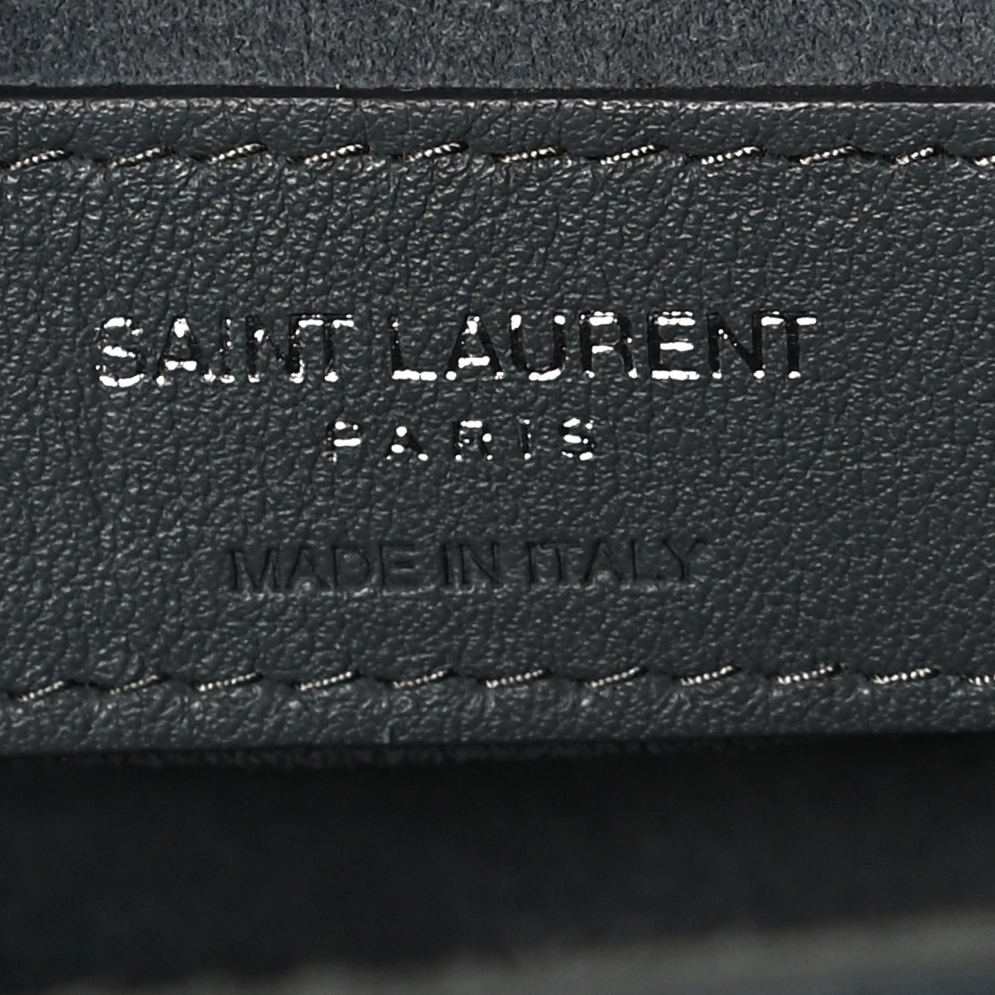 Calfskin Crocodile Embossed Medium Monogram Sunset Graphite