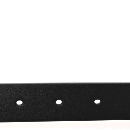 Christian Dior Calfskin 30 Montaigne Cut-Out CD Belt 90 36 Black 3 of 7