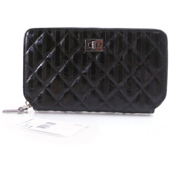 Leather Reissue Striped Quilted Zip Wallet