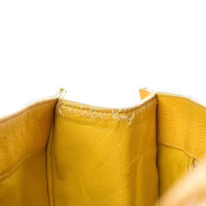 Chanel Caviar CC Tote Yellow 14 of 14