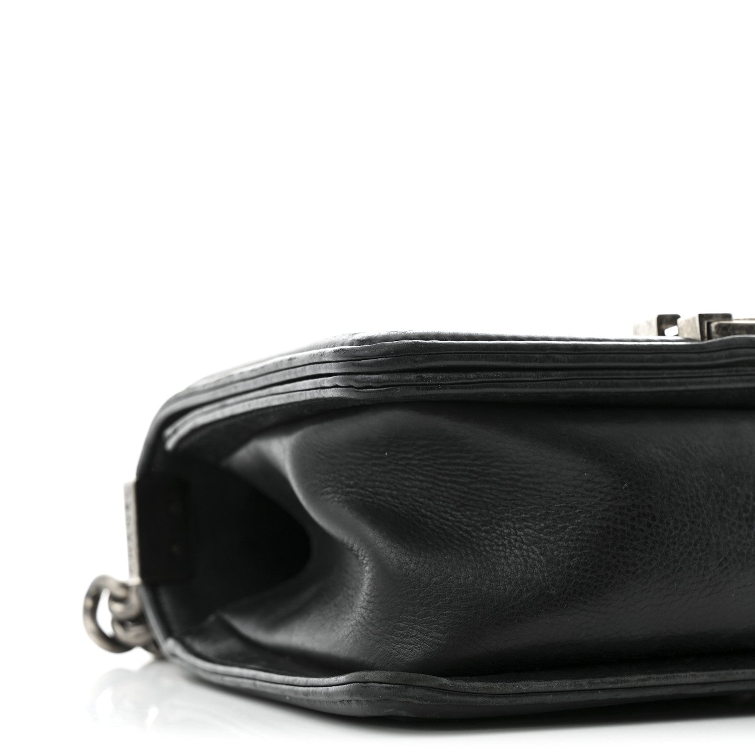 Chanel Calfskin Double Stitch Small Boy Flap Black 9 of 10
