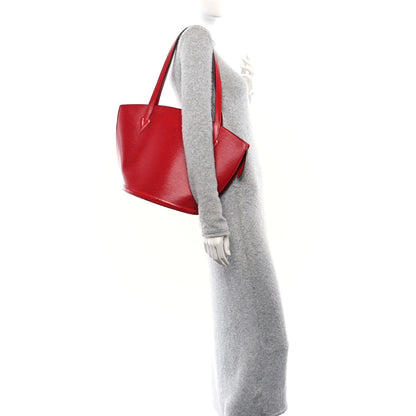 Louis Vuitton Epi Saint Jacques GM Castillan Red 2 of 11