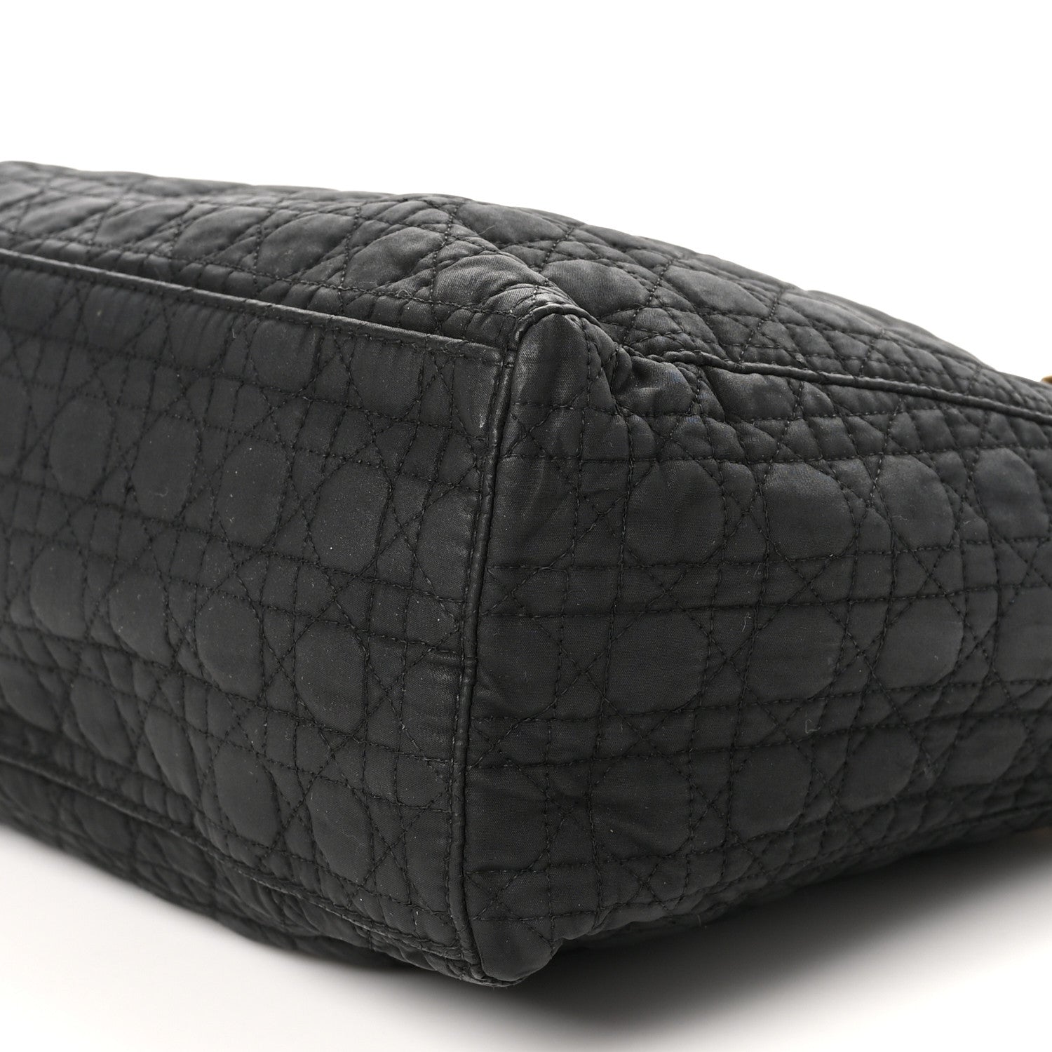 Christian Dior Nylon Cannage Medium Lady Dior Black 11 of 12