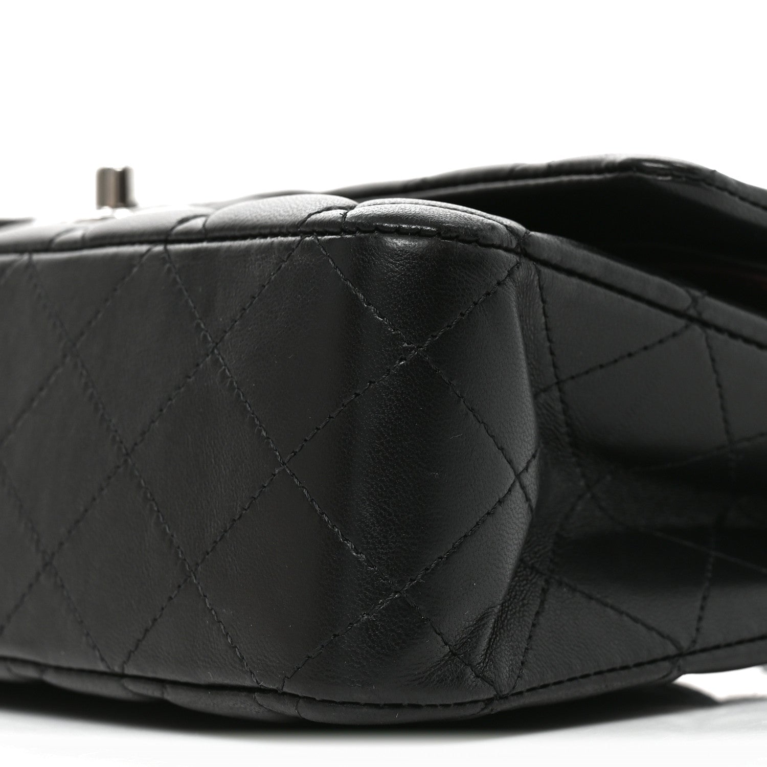 Chanel Lambskin Quilted Medium Double Flap Black 10 of 10