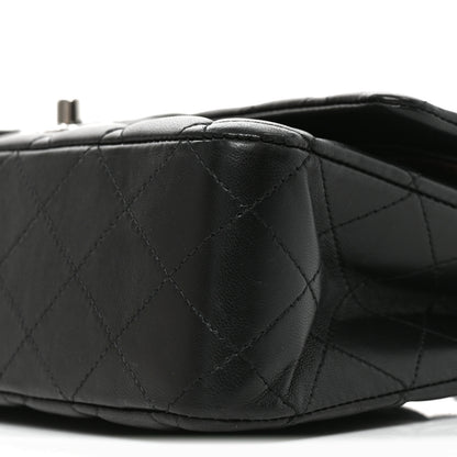 Chanel Lambskin Quilted Medium Double Flap Black 10 of 10