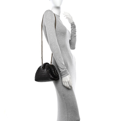 Bottega Veneta Nappa Intrecciato Small The Lauren 1980 Clutch With Chain Fondant 2 of 11