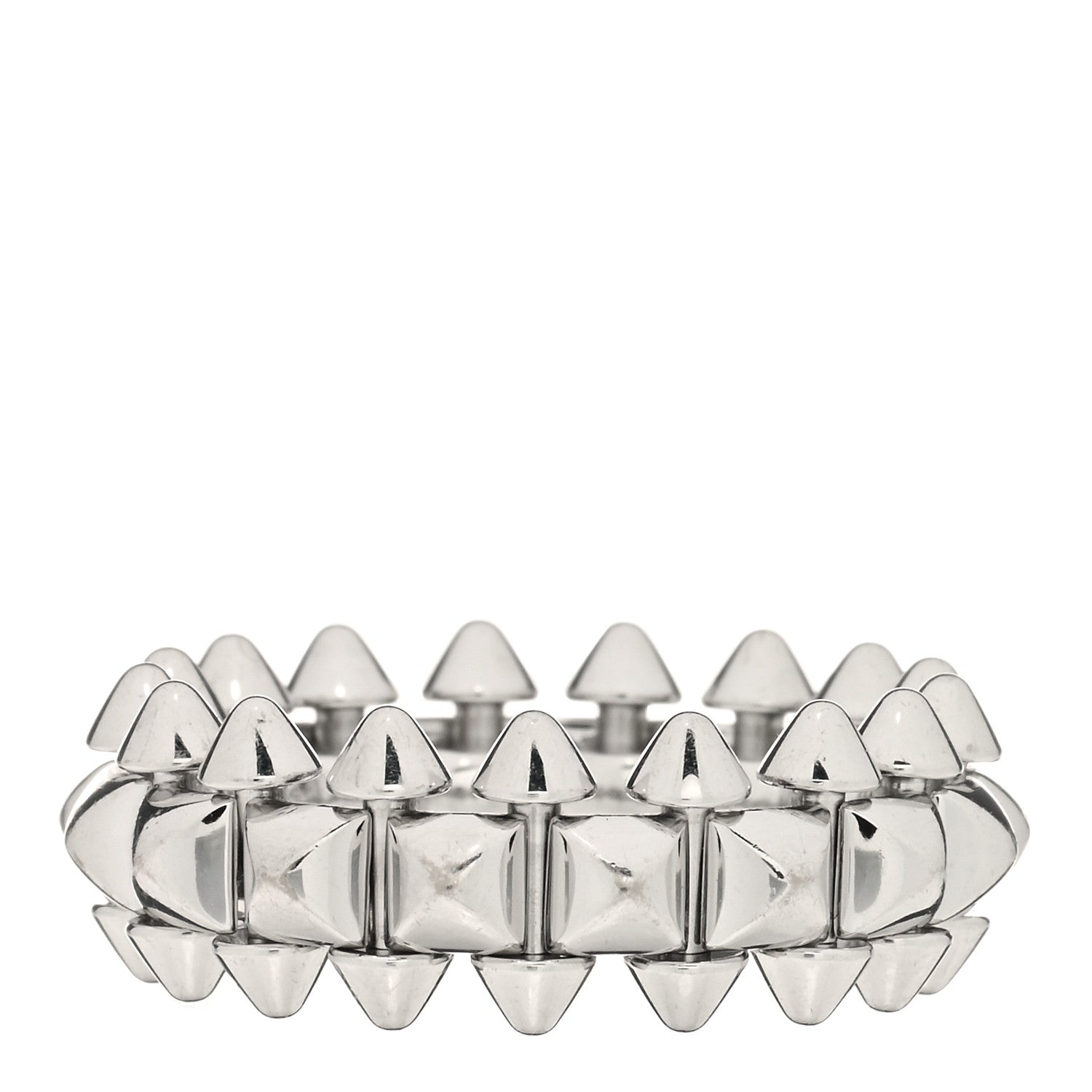 Cartier 18K White Gold MM Clash De Cartier Ring 51 5.75 1 of 3