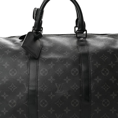 Louis Vuitton Monogram Eclipse Keepall Bandouliere 55 8 of 19