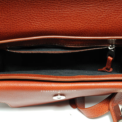 Proenza Schouler Leather Mini PS11 Classic Shoulder Bag Saddle 9 of 9