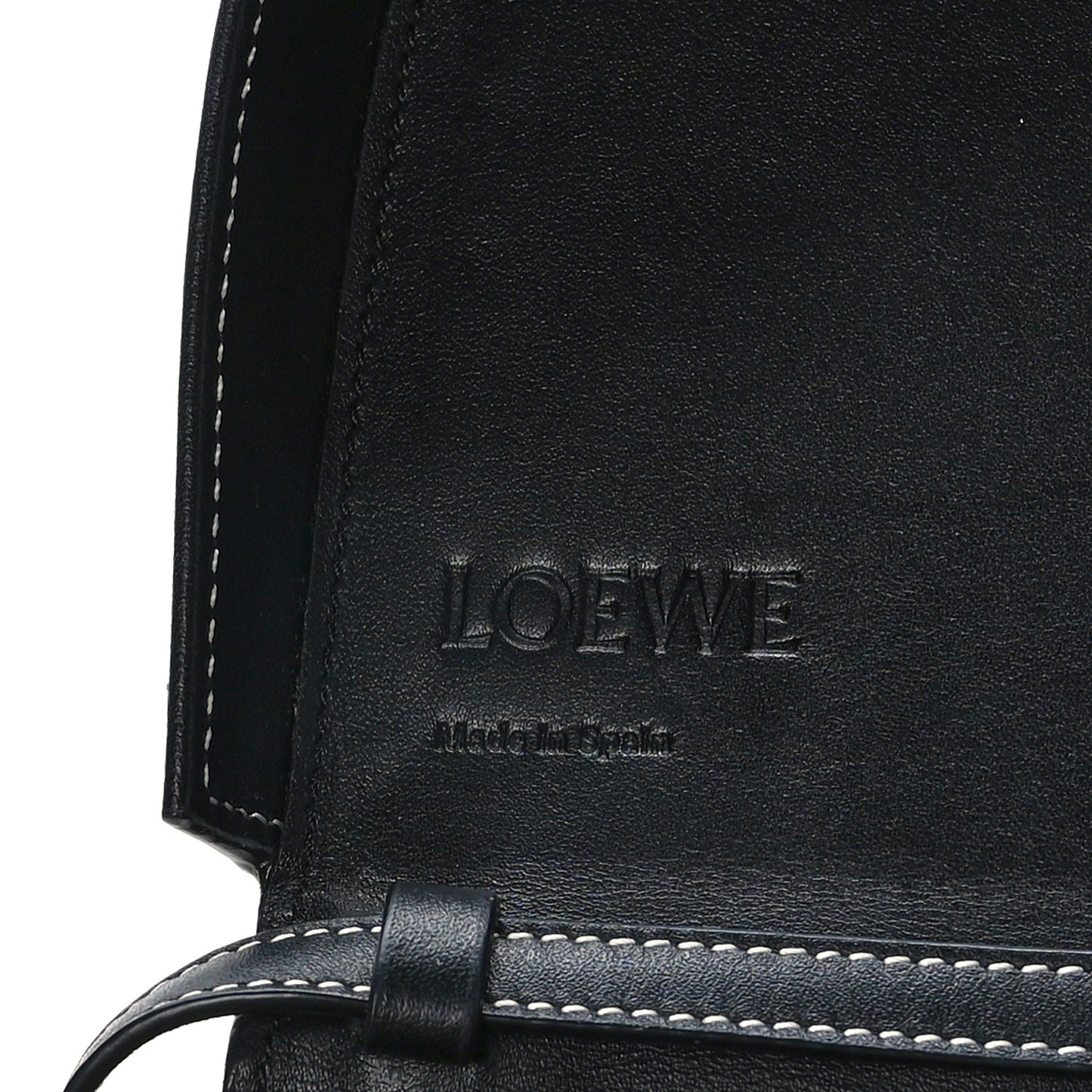 Soft Calfskin Heel Bag Black