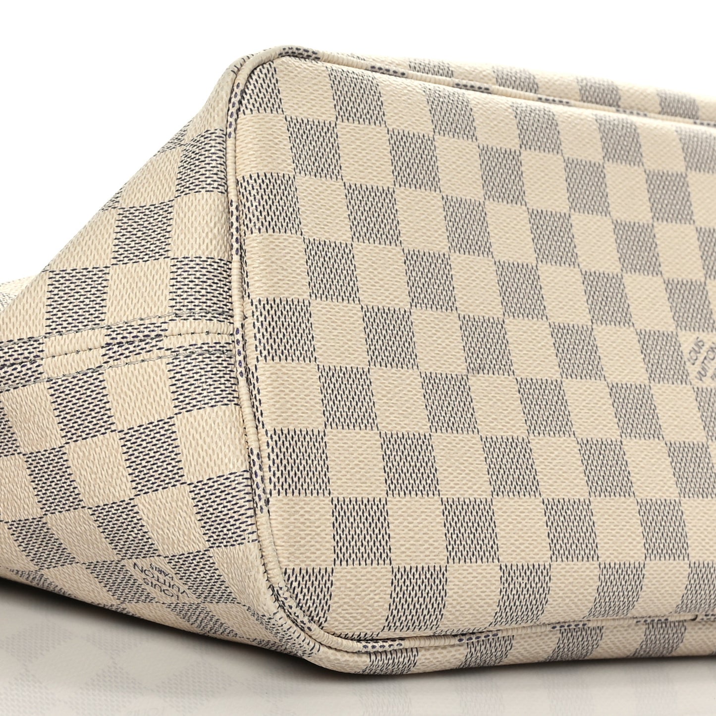 Damier Azur Neo Neverfull MM Rose Ballerine