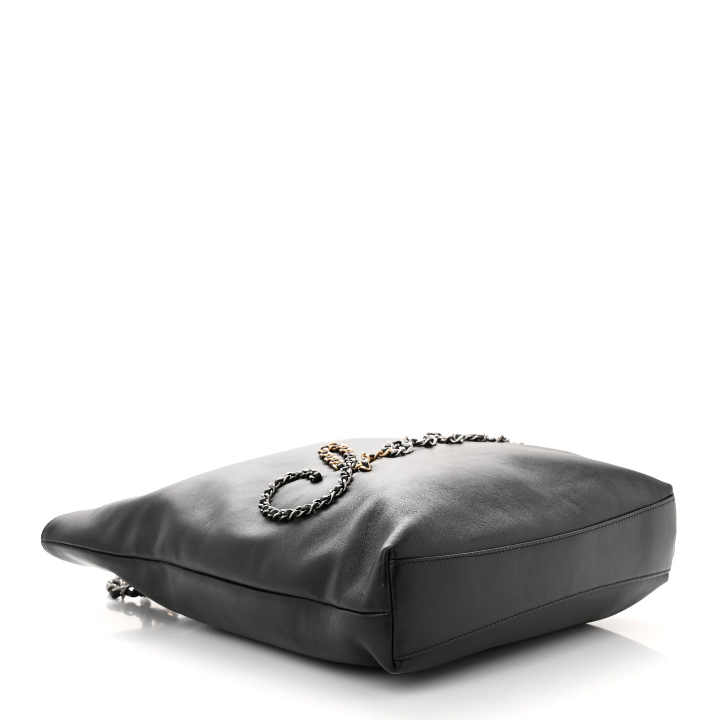 Calfskin Chain 20s Signe Tote Black