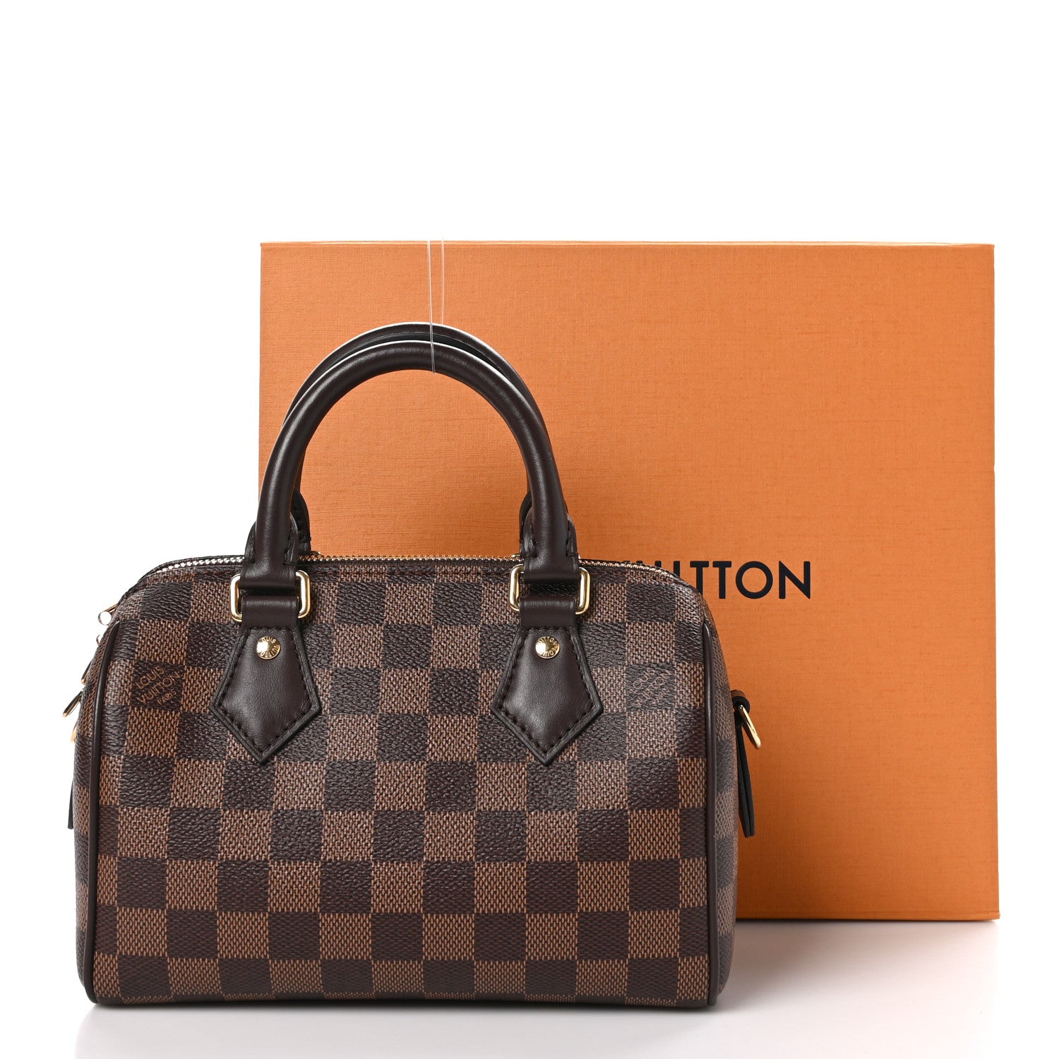 Louis Vuitton Damier Ebene Speedy Bandouliere 20 10 of 10