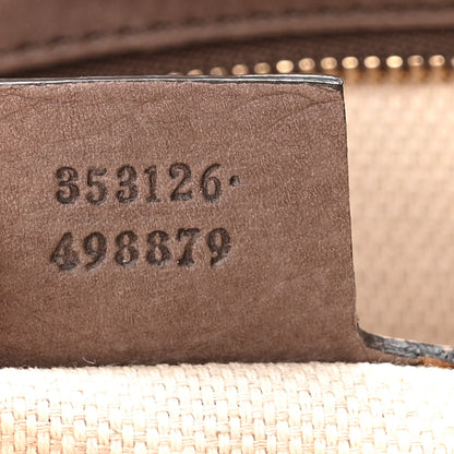Gucci Vitello Range Medium Soho Bowler Grey Field 7 of 11