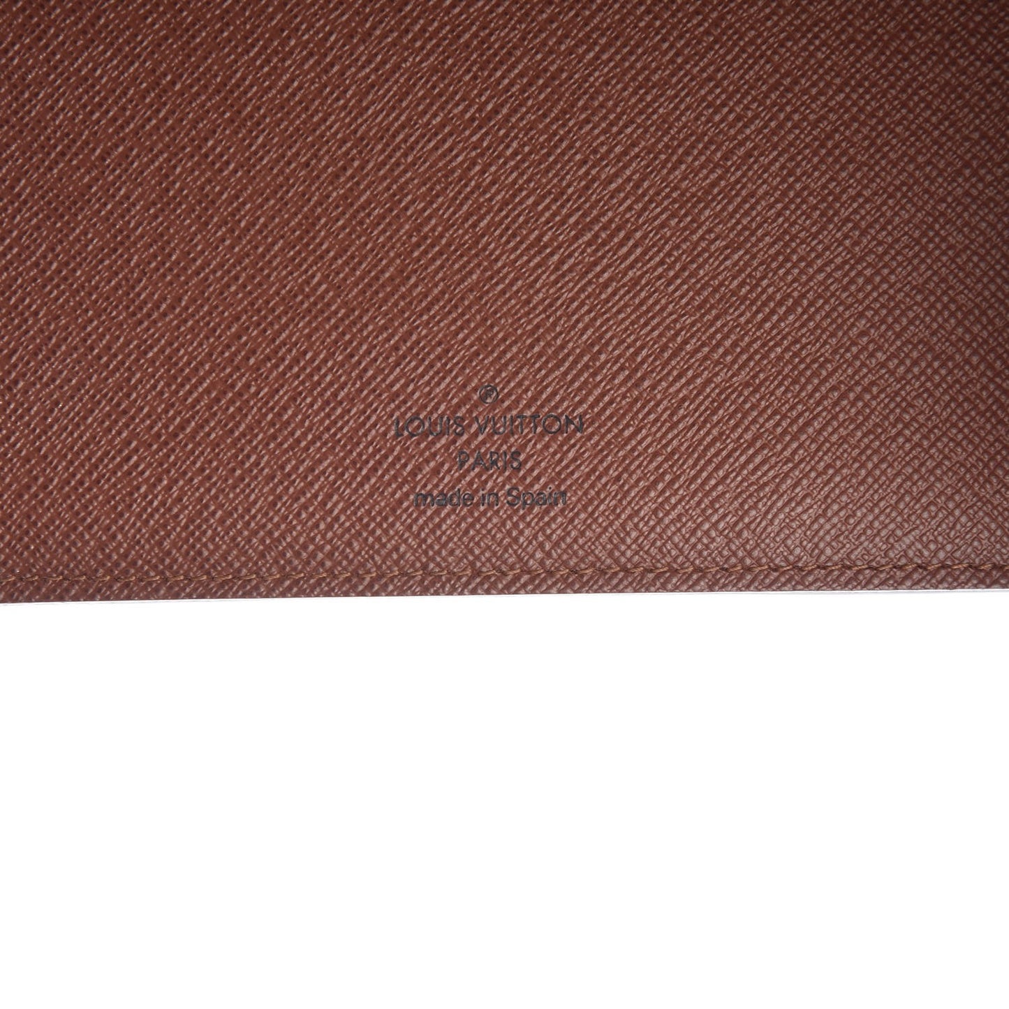 Monogram Desk Agenda Cover