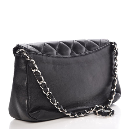 Chanel Lambskin Quilted CC Turnlock Flap Shoulder Bag Black 3 of 9