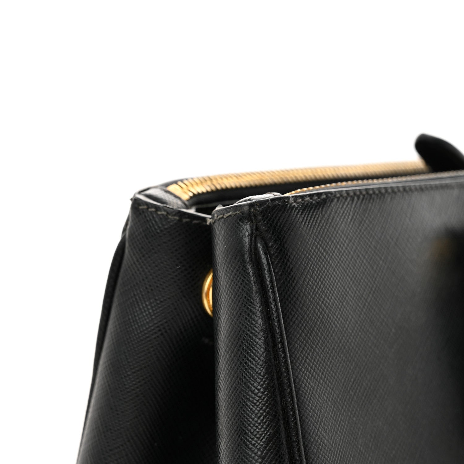Prada Saffiano Lux Large Galleria Double Zip Black 15 of 15