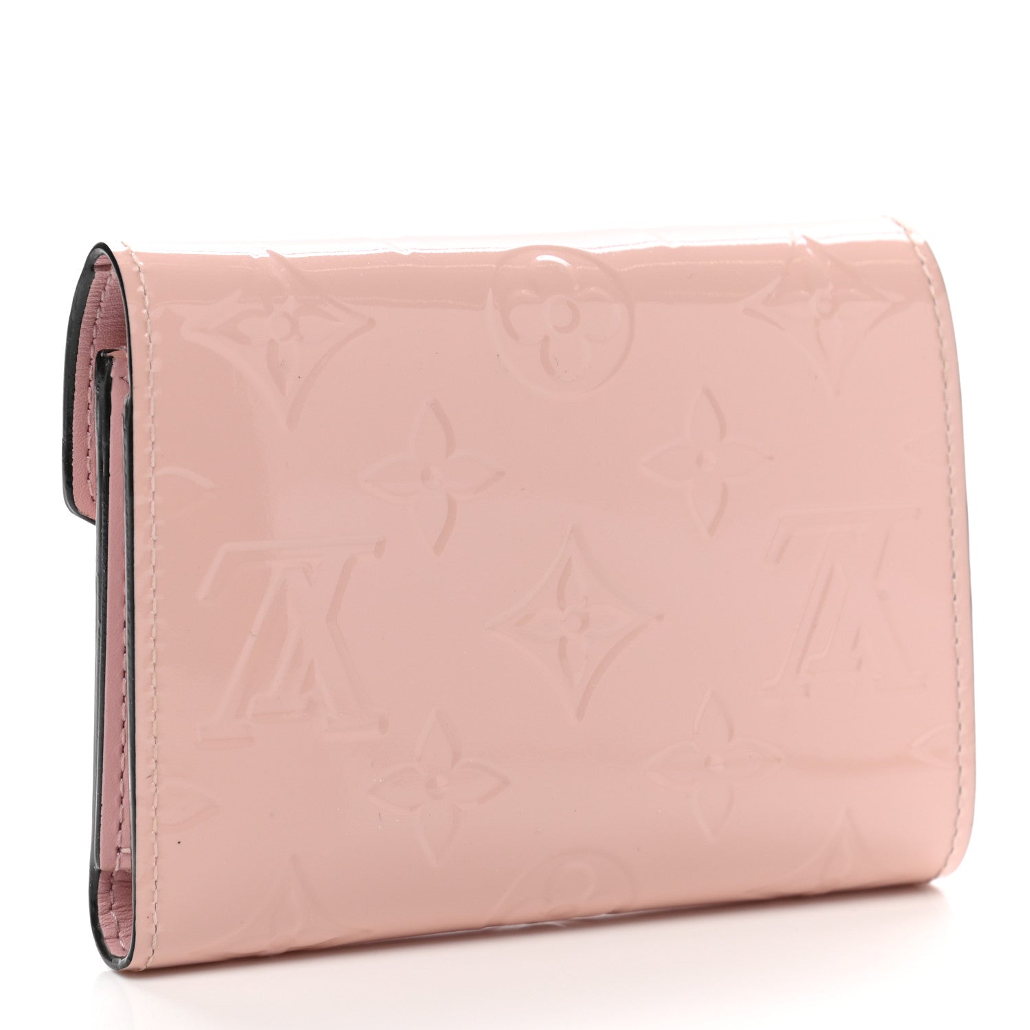 Louis Vuitton Vernis Victorine Wallet Rose Ballerine 3 of 9