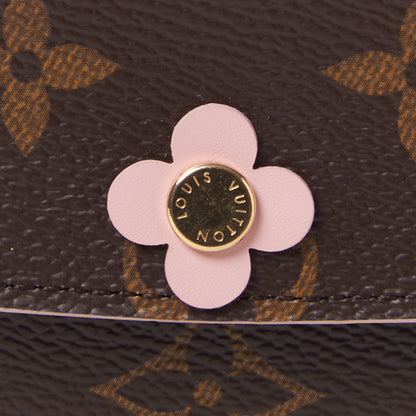 Louis Vuitton Monogram Bloom Flower Emilie Wallet 6 of 10