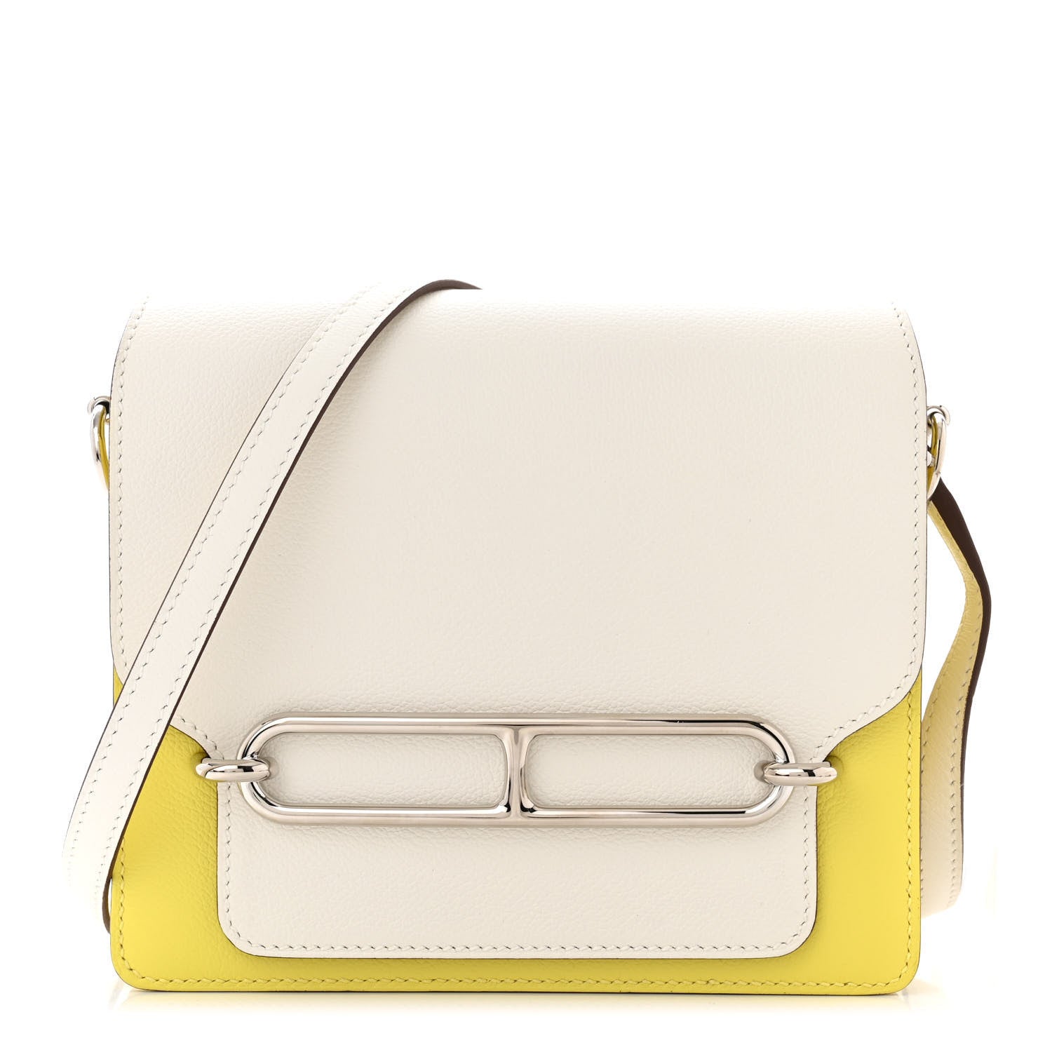 Hermes Evercolor Mini Sac Roulis Lime White 1 of 10