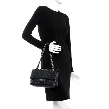 Chanel Caviar Quilted Medium Double Flap Black 3 of 18