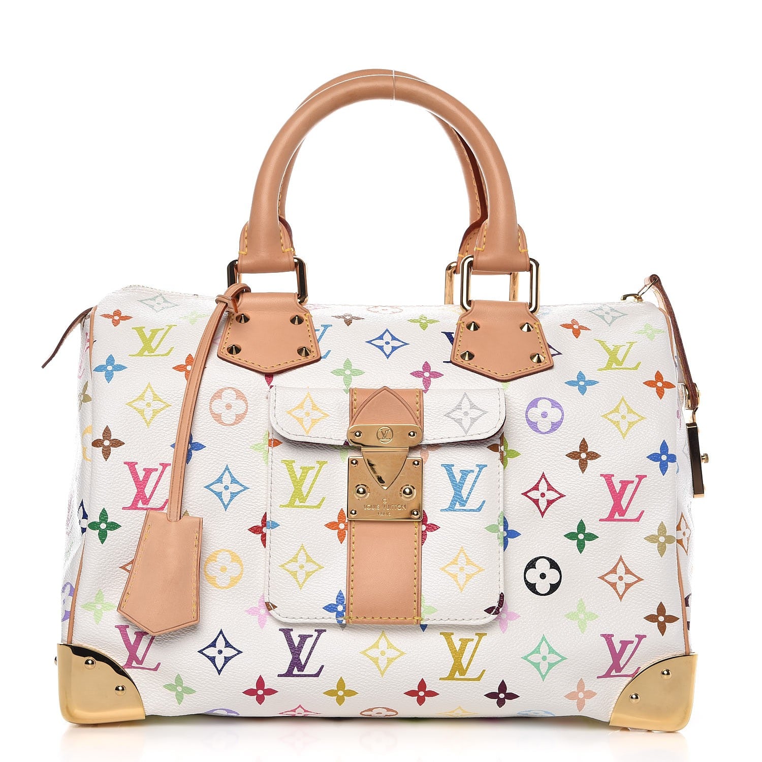 Louis Vuitton Monogram Multicolor Speedy 30 White 1 of 7