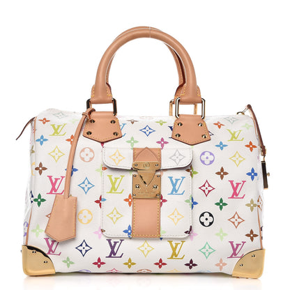 Louis Vuitton Monogram Multicolor Speedy 30 White 1 of 7