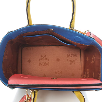 MCM Visetos Satchel Cognac Multicolor 5 of 25