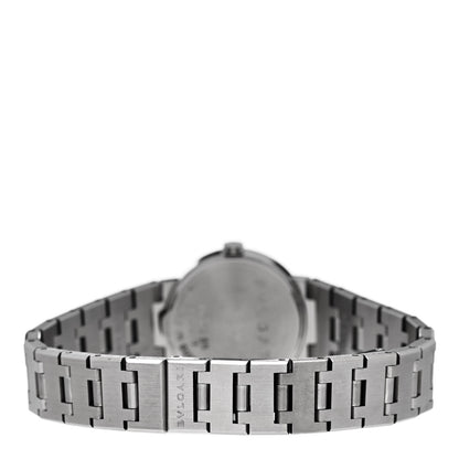 Bulgari Stainless Steel 23mm Quartz Watch Black 3 of 5
