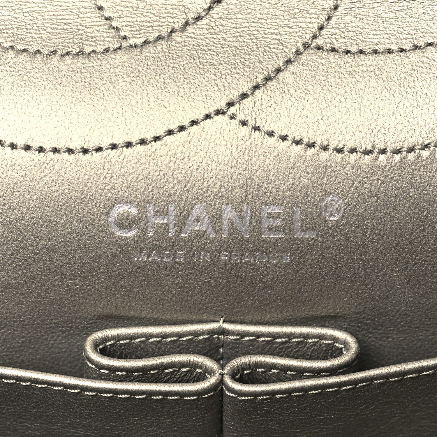 Chanel Metallic Aged Calfskin Quilted 2.55 Reissue 227 Flap Light Gold 6 of 10