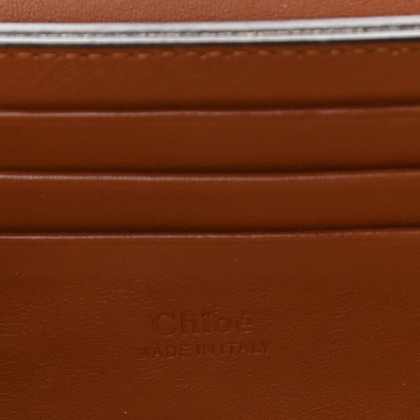 Suede Calfskin Faye Wallet On Strap Tan