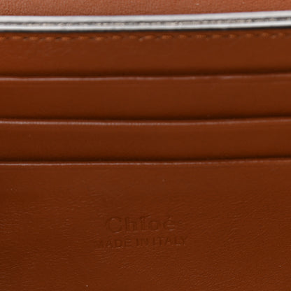 Chloe Suede Calfskin Faye Wallet On Strap Tan 6 of 9