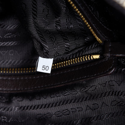 Prada Nappa Gaufre Messenger Tote Noce 9 of 14