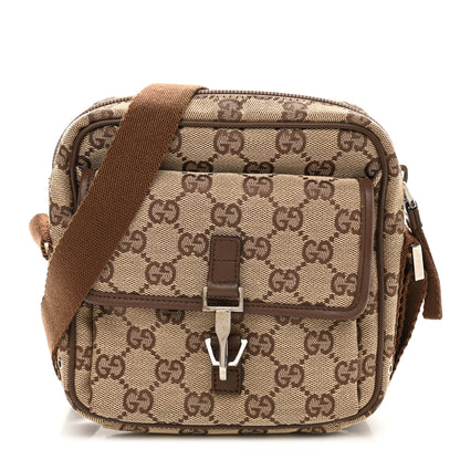 Gucci Monogram Messenger Bag Dark Brown 1 of 10