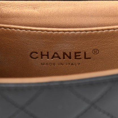 Chanel Goatskin Quilted Chic Pearls Flap Black 6 of 11