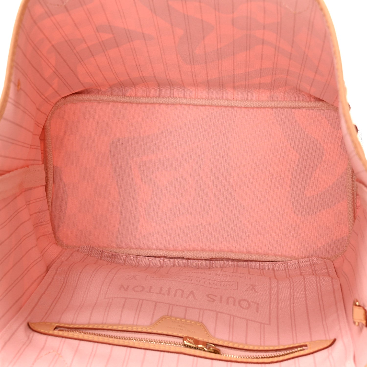Louis Vuitton Damier Azur Tahitienne Neverfull MM 4 of 8