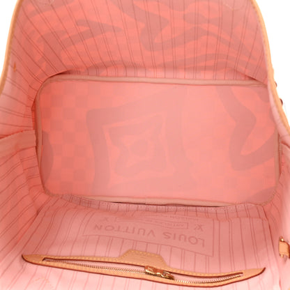 Louis Vuitton Damier Azur Tahitienne Neverfull MM 4 of 8