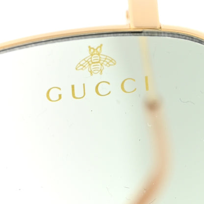 Gucci Oversized Sunglasses GG0396S Gold 8 of 9