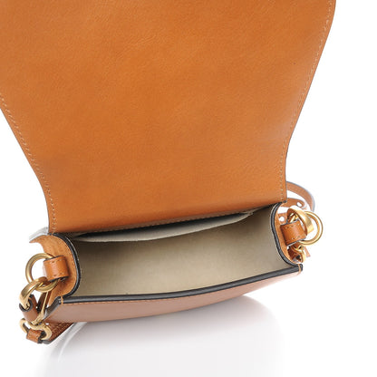 Chloe Calfskin Suede Small Nile Bracelet Bag Caramel 5 of 8