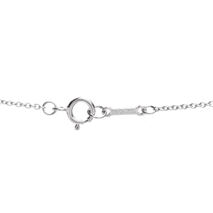Tiffany 18K White Gold Diamond Small Paloma's Graffiti Kiss Pendant Necklace 4 of 4