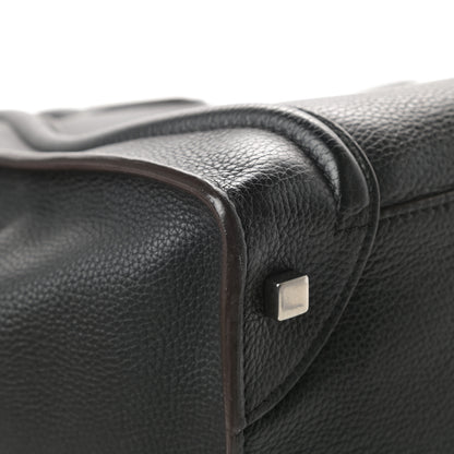 Celine Drummed Calfskin Mini Luggage Black 12 of 12