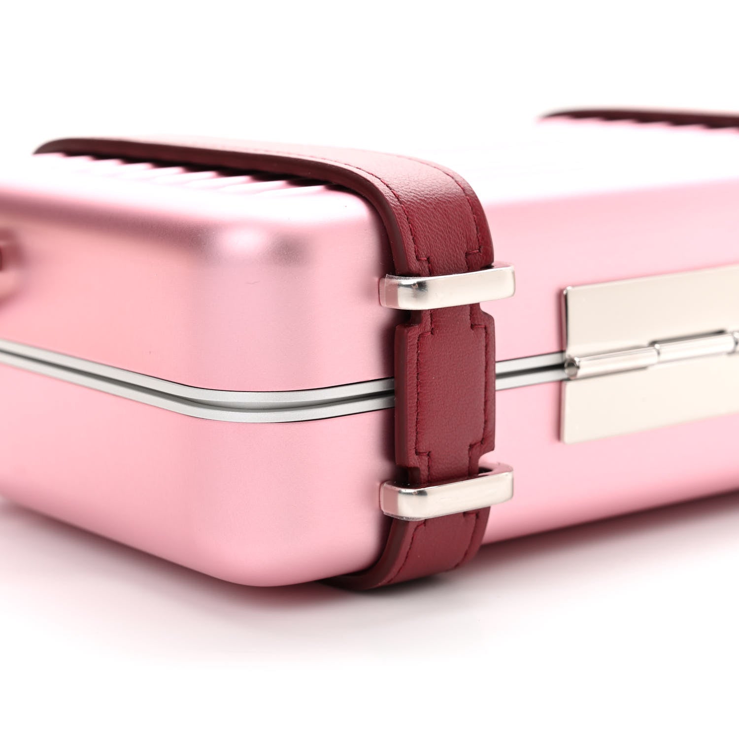 Christian Dior X RIMOWA Aluminum Personal Clutch On Strap Rose 8 of 11