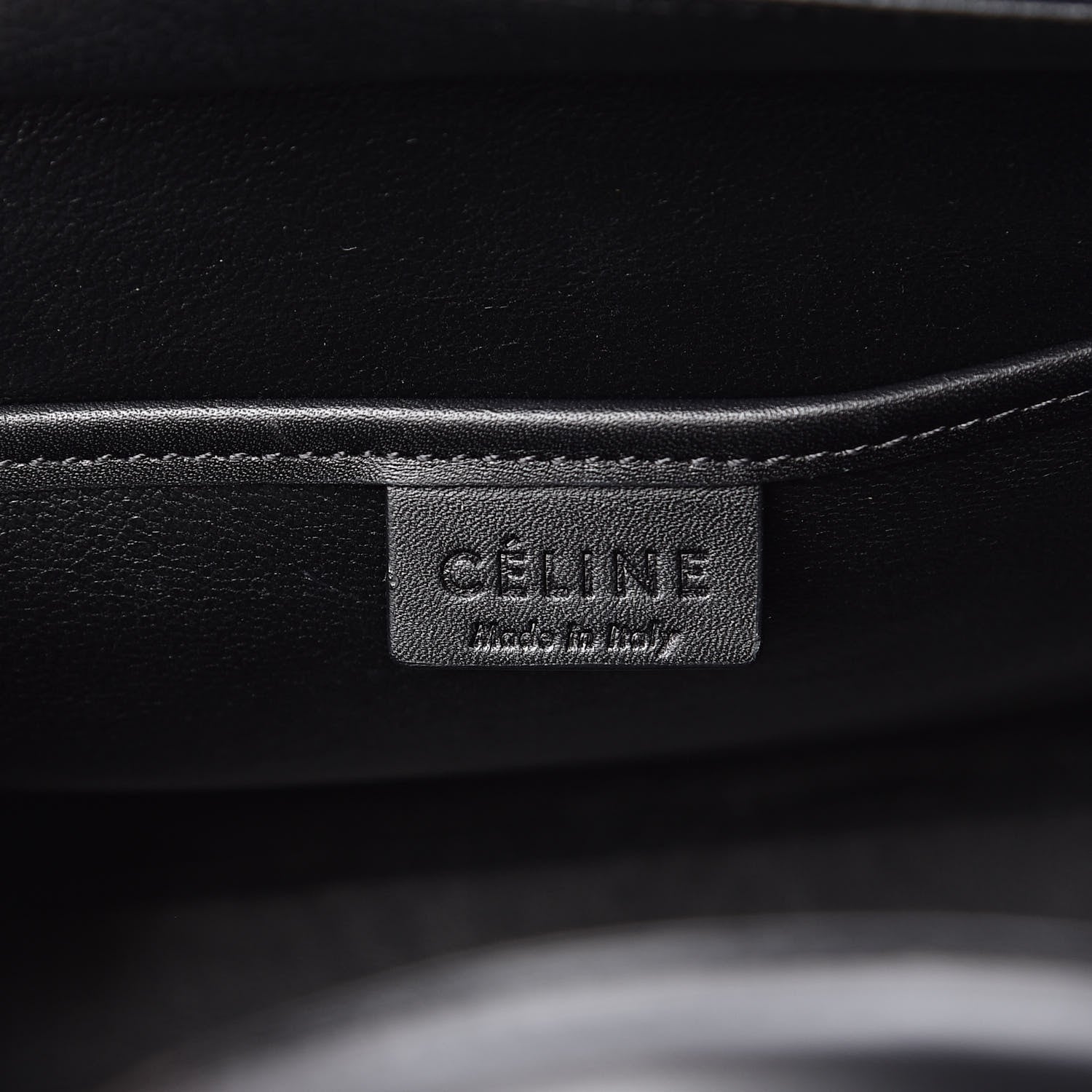 Celine Bullhide Calfskin Nubuck Bi-Color Nano Luggage Black White 6 of 10