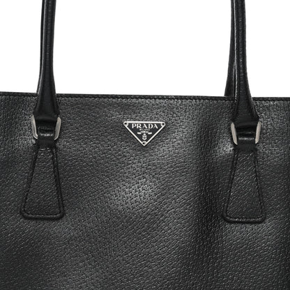 Prada Cinghiale Triangle Tote Black 7 of 13
